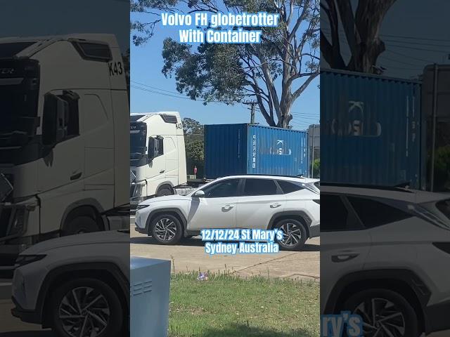 Volvo Globetrotter Truck at St Mary’s Sydney Australia 12/12/24 #trucks #sydney #australia #shorts