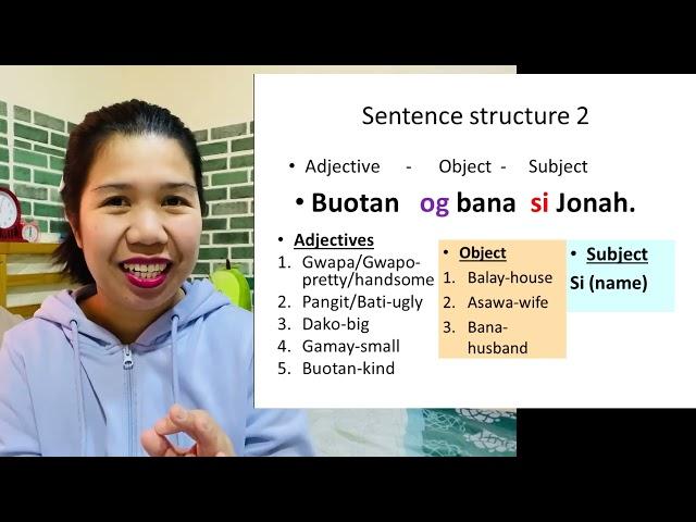 LET'S LEARN BISAYA SENTENCE STRUCTURES-BISAYA CLASSROOM