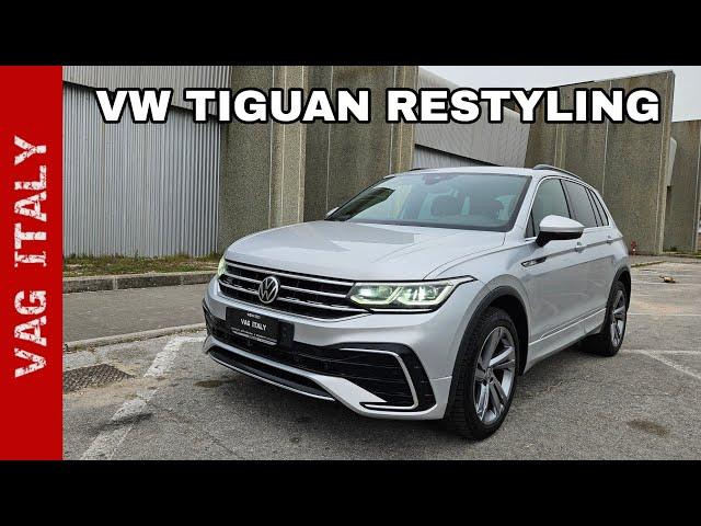 VW Tiguan FL R-line 2021 2.0 TDI 150cv Attivazione fari Matrix, frecce dinamiche e molto altro