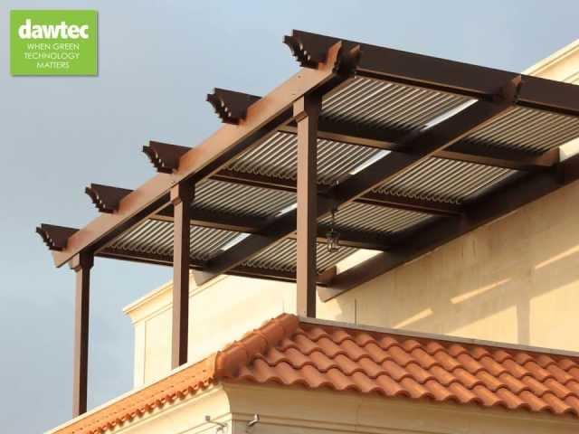 DAWTEC Corporate Video Solar Pergola System