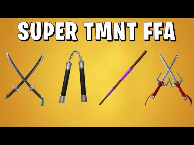 SUPER TMNT FFA MAP FORTNITE CREATIVE - SECRET ROOM, SECRET XP