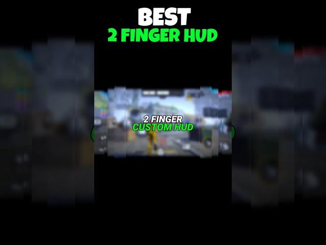 Best Custom Hud Setting 2 Finger | Latest Control Setting 2024 | Pro Custom Hud | Garena Free Fire