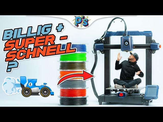 HIGHSPEED 3D Drucker für Anfänger? [ANYCUBIC KOBRA 2 - Review- Test] 