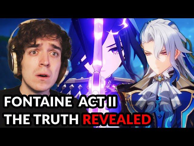 Fontaine's Story is INCREDIBLE! Fontaine Archon Quest Act 2 | Genshin Impact 4.0 FULL REACTION