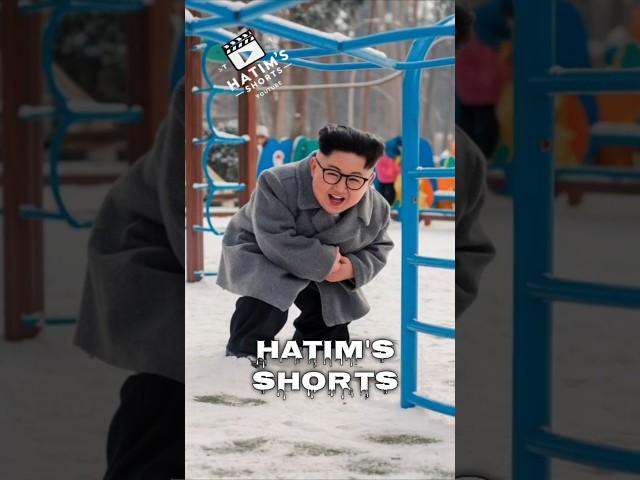 Mini Kim Jong-un’s Sneaky Plan vs. Trump and Putin’s Snowman! #funny