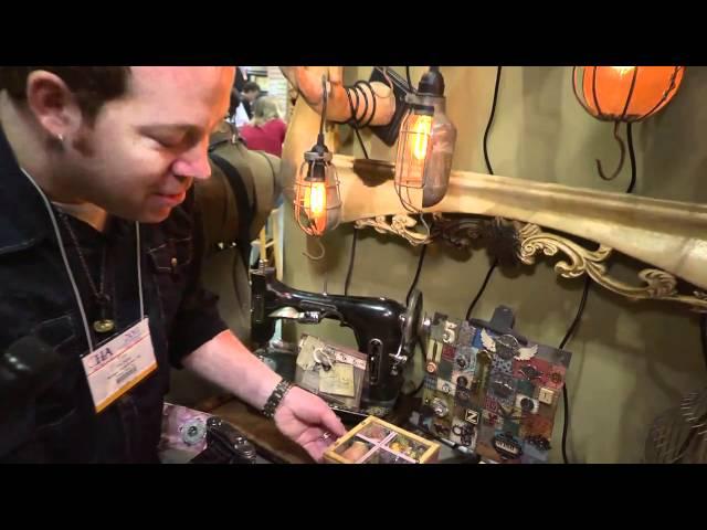 CHA 2011 - Tim Holtz Shows Amazing Laura Denison Projects