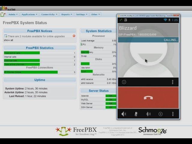 FreePBX VoIP Tutorial Part 8 - Configuring CSipSimple for your first call