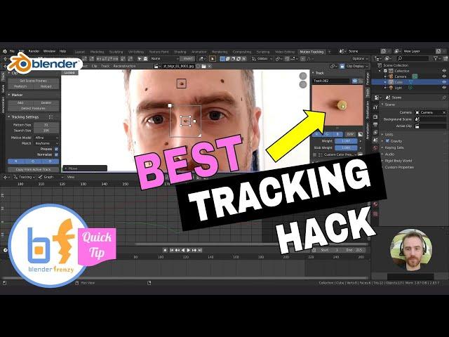 BEST way to adjust tracking markers | Blender Quick Tip