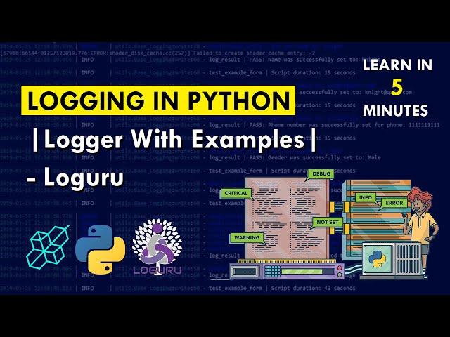 Logging in Python, Made Easy | Logger with examples | Loguru