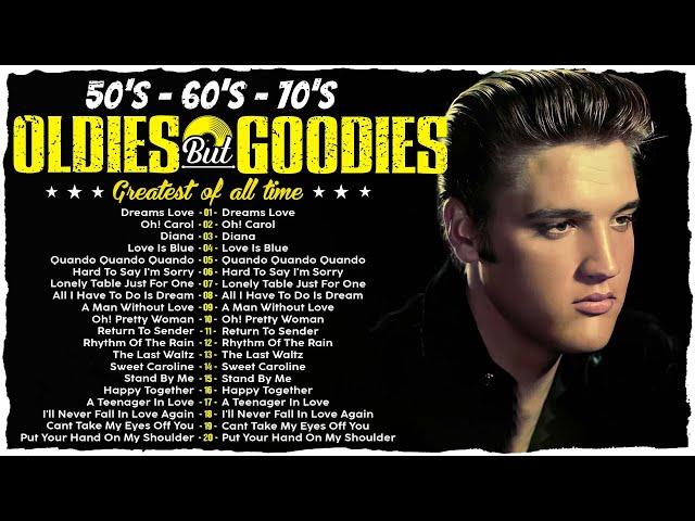 Oldies But Goodies 50s 60s 70s - Paul Anka, Andy Williams, Elvis Presley, The Platters, Engelbert