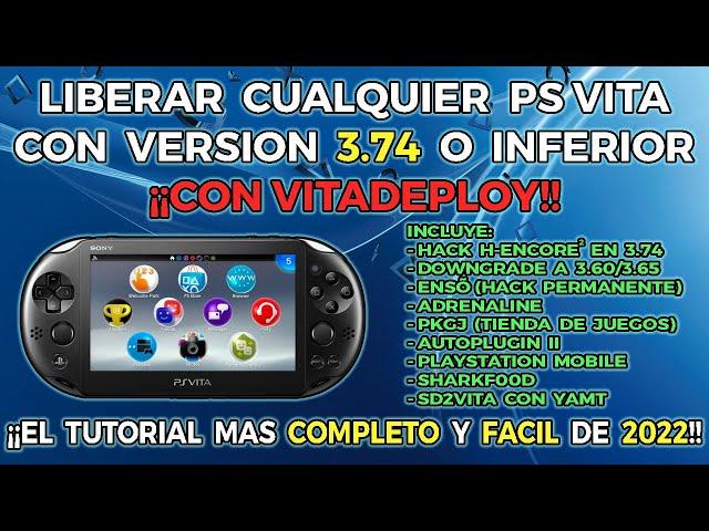 LIBERAR PS VITA 3.74 con VITADEPLOY. ENSO + PKGJ + PLUGINS + ADRENALINE. TUTORIAL FACIL Y COMPLETO