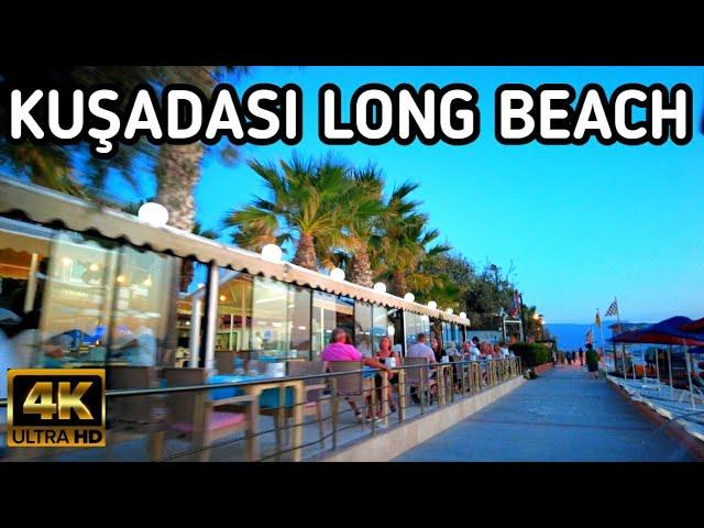 KUŞADASI LONG BEACH  | UZUN PLAJI KUŞADASI | September 2024 | 4k UHD 60fps