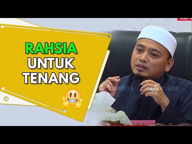 Rahsia Untuk Berjaya & Tenang | Ustaz Wadi Annuar