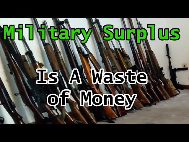 Military Surplus is a Waste of Money