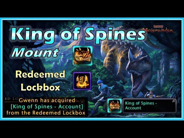 How many keys for King of Spines Mythic Mount? My Lockbox luck & Opinions - Mod 19 Neverwinter
