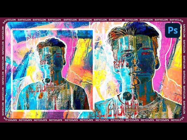 [ Photoshop Tutorial ] Abstract Painting Effect in Photoshop