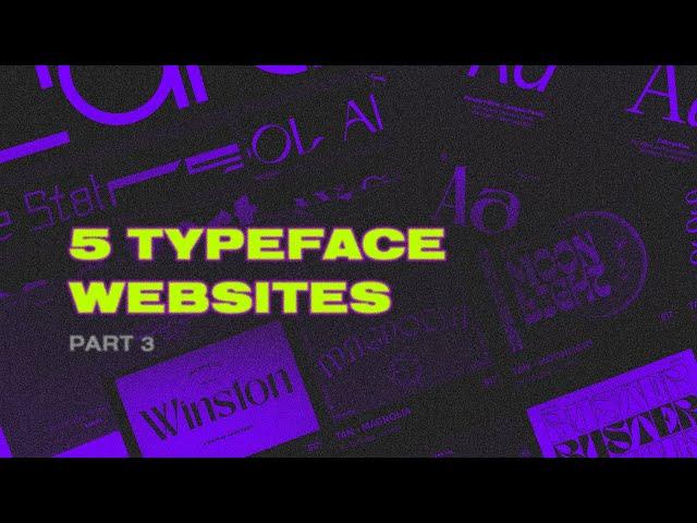 5 Font Websites you NEED to check out! [Part 3]