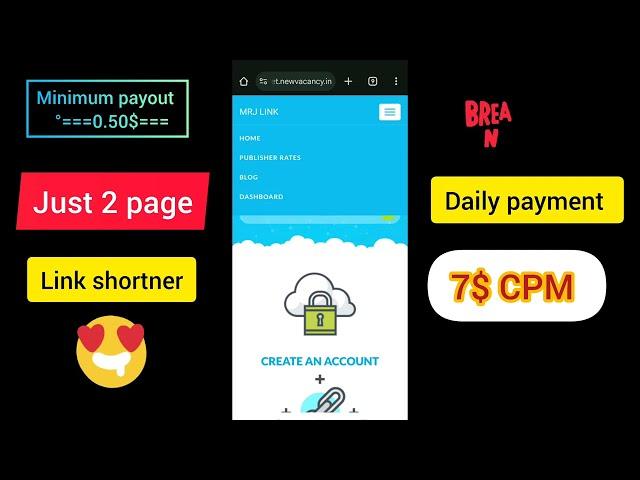 Highest Paying Link shorter Website All Time || @Linkshortener | Best url shorter Website high Cpm