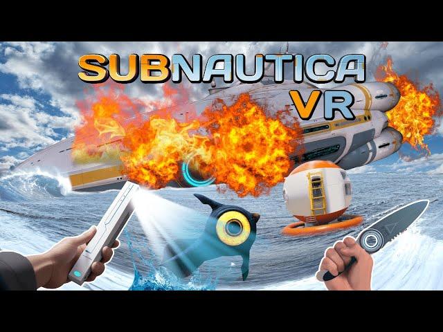 Subnautica in VR with SubmersedVr Mod