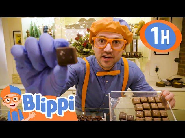 Blippi's Chocolate Surprise | Blippi Painting for Kids  | Moonbug Kids - Art for Kids ️