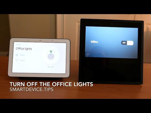 Google v Echo -  Smart device control