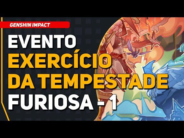 Evento: Exercício da Tempestade Furiosa - Dia 1 | Genshin Impact