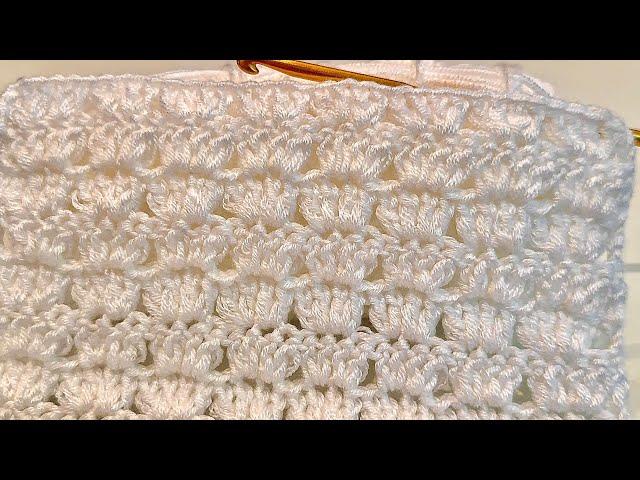 New Crochet pattern! How to Crochet for beginners / Crochet baby blanket,Tunic,Shawl