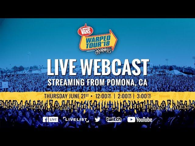 2018 Vans Warped Tour : Webcast