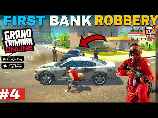 First Bank Robbery In Grand Criminal online Best Game like gta 5 #4