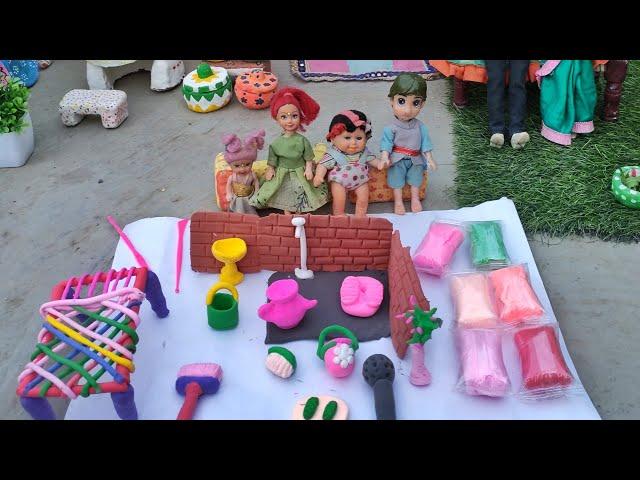 Barbie Doll All Day Routine In Indian Village/Radha Ki Kahani Part -480/Barbie Doll Bedtime Story||