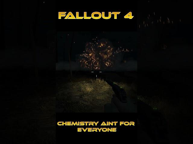 Fallout 4 - Chemistry aint for everyone!