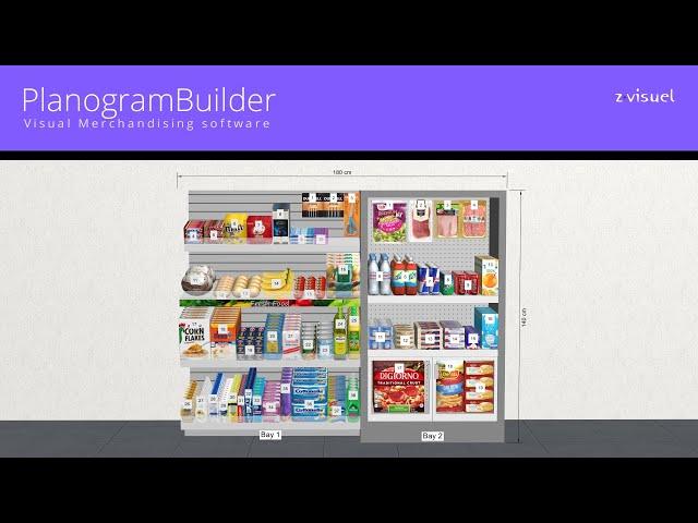 How to make a planogram - zVisuel PlanogramBuilder software