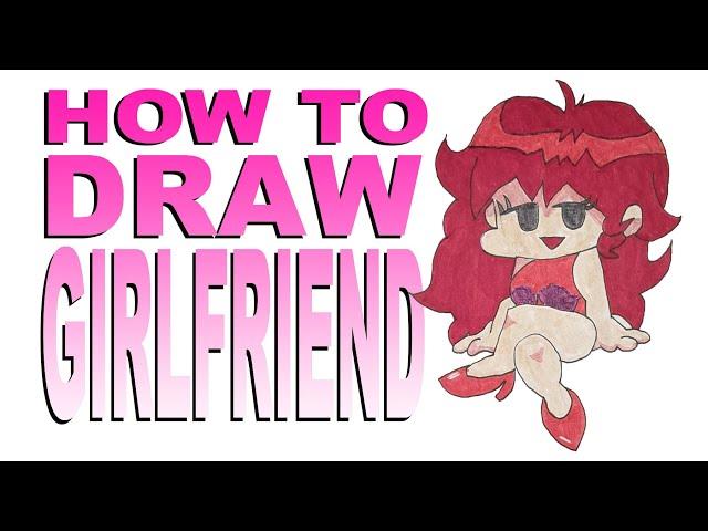 How to draw Girlfriend (Friday Night Funkin)