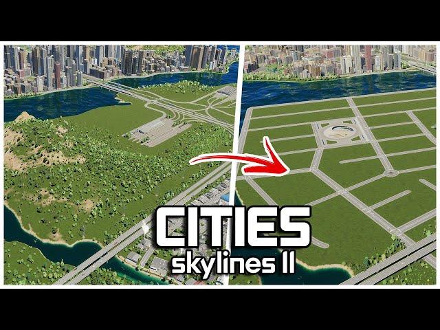 SO WIRD EIN BERG ZU BAULAND in Cities Skylines 2 - 66 | #citiesskylines2