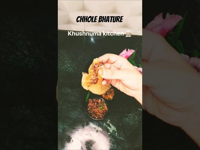 Chhole bhature # coming soon # khushnuma kitchen ‍#shorts