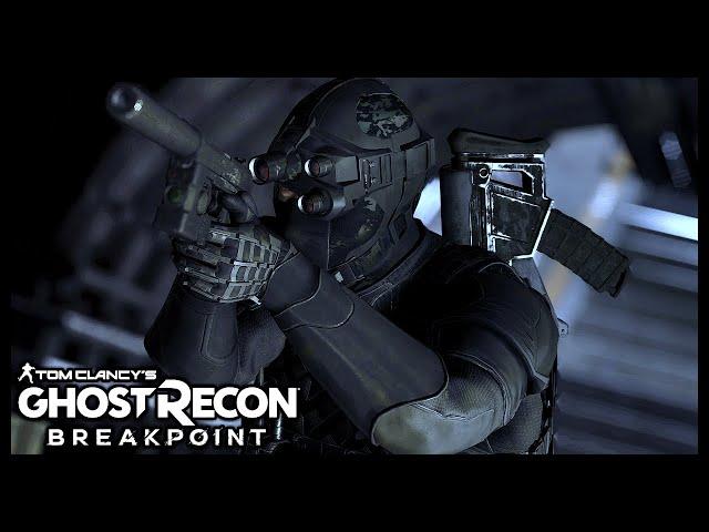 Stealth Infiltrating CAMP TIGER! Ghost Recon Breakpoint | Echelon Class Stealth Gameplay - No HUD