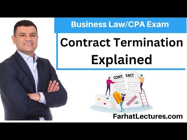 Contract Termination | Business Law | CPA Exam REG