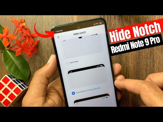 How to Hide Notch Display in Redmi Note 9 Pro