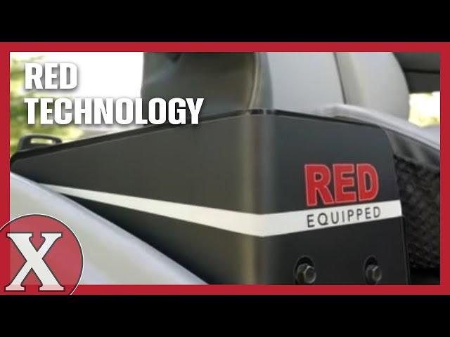 Exmark RED Technology New on Select Lazer Z Mowers