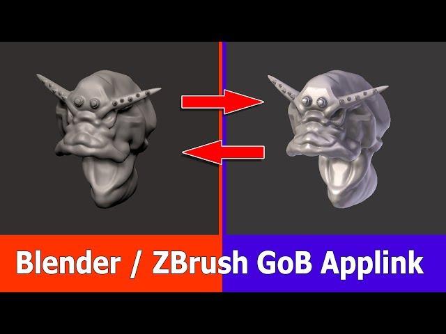 ZBrush & Blender : GoZ Applink GoB