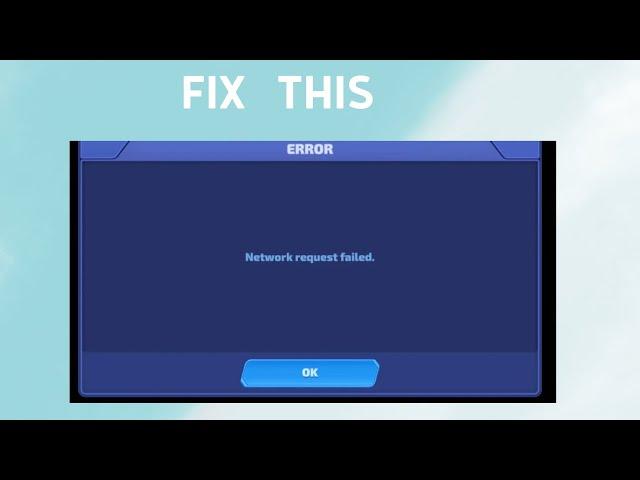 How to Fix "Network request failed" Error in Smash Legends