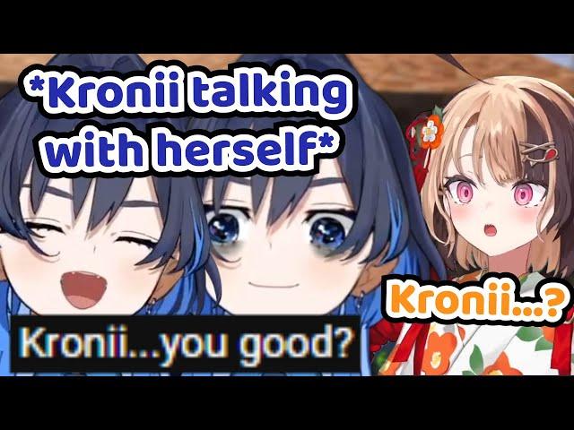 Gigi ACCIDENTALLY Witnessed Kronii Having Her Schizophrenic Fit by Herself