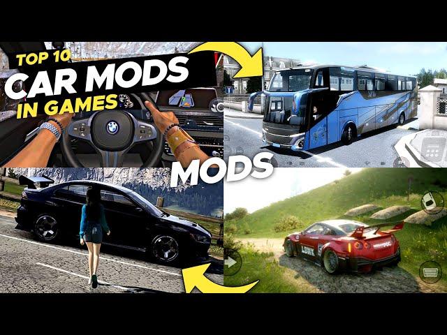 TOP 10 Driving Games with Crazy Car Mods You Won't Believe on Android & iOS 2024!