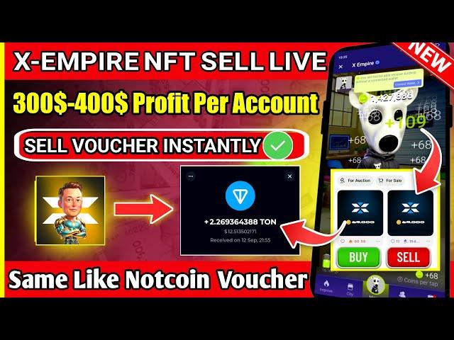 X EMPIRE AIRDROP NFT SELL INSTANT | Sell X Empire Tokens Now | X Empire Airdrop Withdrawal