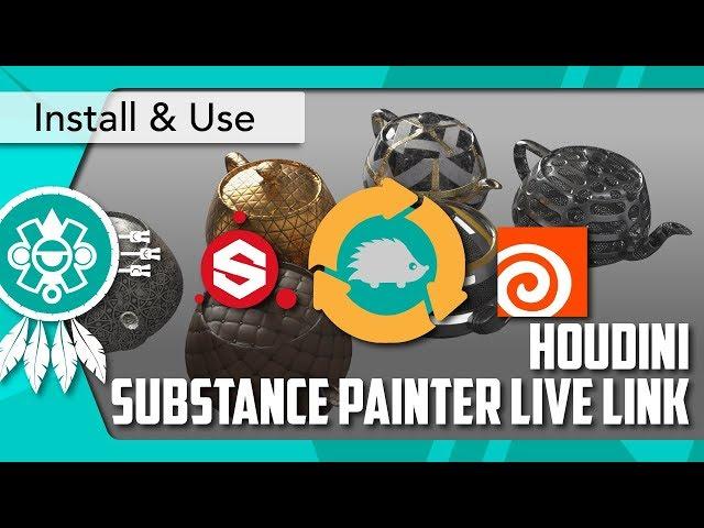 [HOUDINI] SUBSTANCE PAINTER Live Link Installation and Use Guide