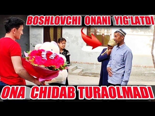 BOSHLOVCHI MUSOFIRNING ONASINI YIG'LATDI, BU MENING ONAM, ZO'R TV, БУ МЕНИНГ ОНАМ ЗОР ТВ