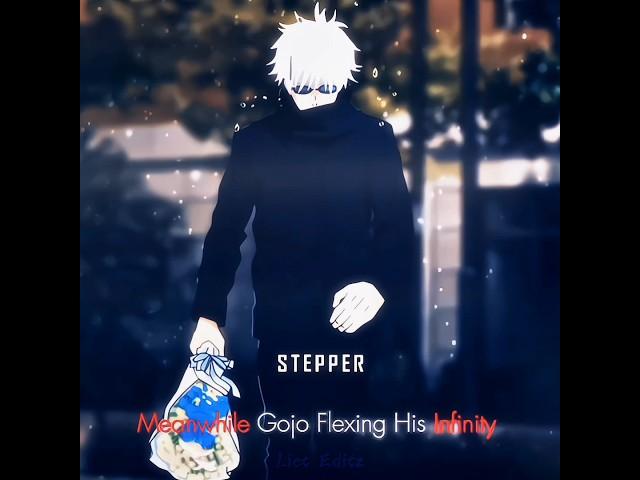 Bro Even Flexing During A Funeral 🪦 - JJK Gojo Flexing Infinity ️ #shorts #anime #viral #gojo #jjk