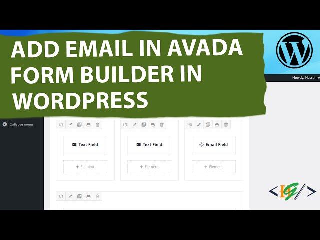 How to Add Email in Avada Form Builder in WordPress | Email Notification