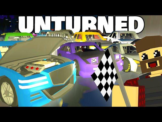 HUGE STREET RACER GANG! (Unturned Life RP #32)