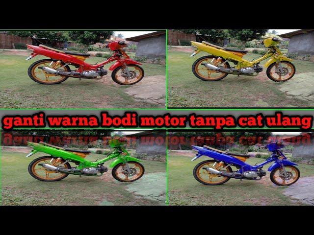 Tips ganti warna motor - tanpa cat ulang